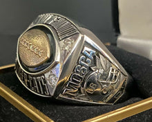 Load image into Gallery viewer, Angelo Mosca Hamilton Tiger-Cats Wall of Honour Ring CFL HOF Ti-Cats Grey Cup
