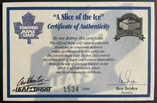 Load image into Gallery viewer, Toronto Maple Leafs Slice Of The Ice Last Game Maple Leaf Gardens Vintage Hockey
