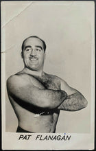Load image into Gallery viewer, 1940&#39;s Pat Flanagan Real Photo Postcard Canadian Wrestler The Irish Tornado RPPC

