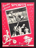 1952 Boston Garden Vintage HKY Program Toronto Maple Leafs vs Boston Bruins NHL