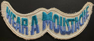 1920's Vintage Canadian Dairy Assoc. Wear A Moustache Milk Patch Rare Crest