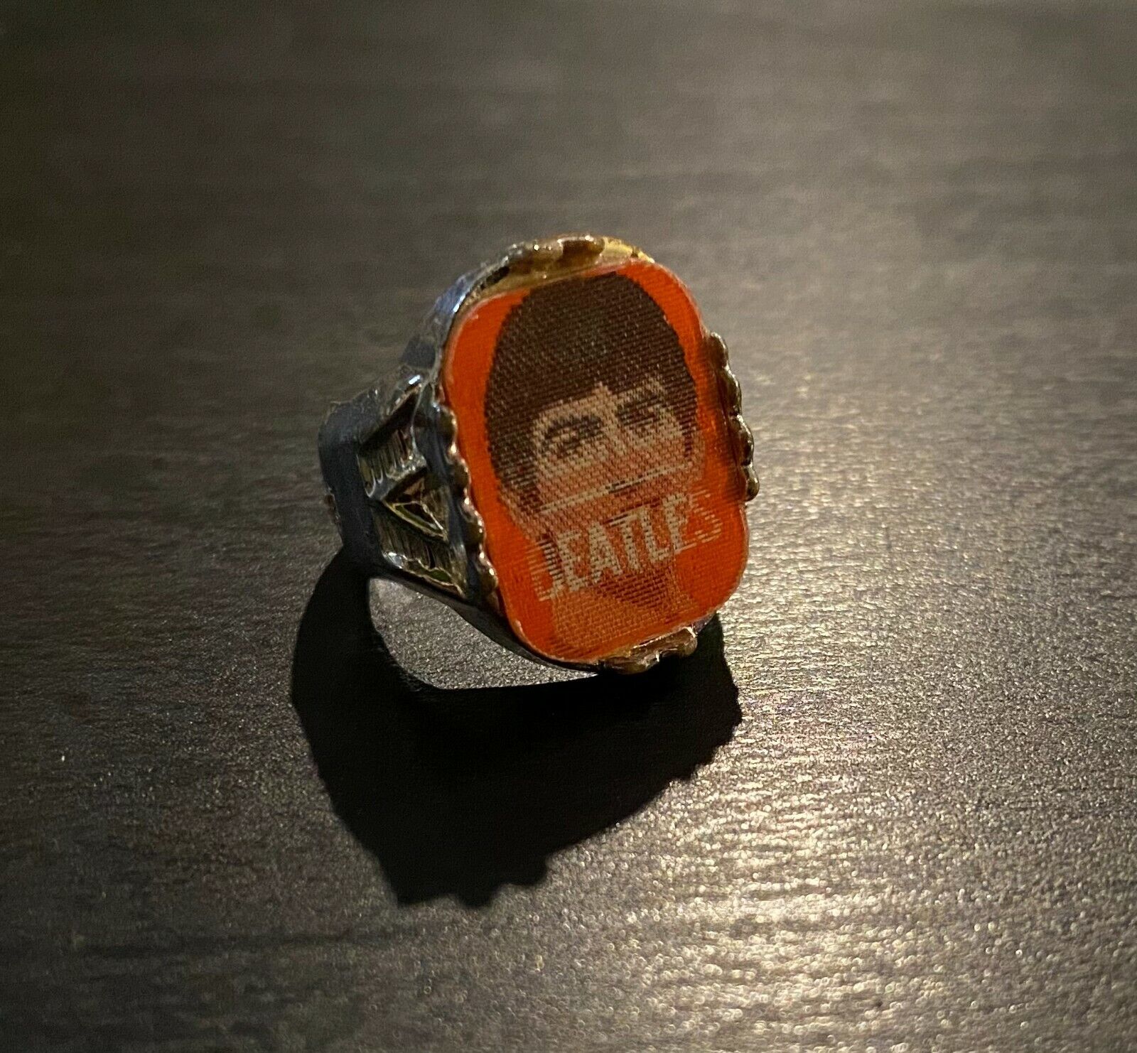 1964 The Beatles Vari-Vue Flicker Rings John Paul George Ringo