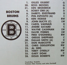 Load image into Gallery viewer, 1973 Boston Garden NHL Hockey Program Boston Bruins vs Philadelphia Flyers Vtg
