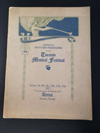 1912 Extremely Rare Vintage Mutual Street Arena Grand Opening Souvenir Program