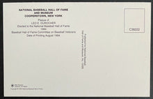 Load image into Gallery viewer, Leo Durocher Signed Index Card Autographed + HOF Postcard MLB Baseball JSA
