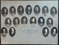 1927-28 Cabinet Photo Stock Yards + Packers Hockey Club Aikenhead Cup Champions