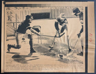 1977 Toronto Blue Jays Inaugural Season Wire Photo Cleveland Indians La Press