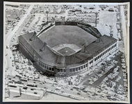 1955 Maple Leaf Stadium Oversized Type 1 Photo Toronto Maple Leafs Baseball Vtg