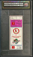 1987 World Series Game 3 MLB Baseball Ticket St. Louis Cardinals vs Twins iCert