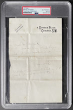 Load image into Gallery viewer, 1908 Bram Stoker Hand-Written Signed Letter From Personal Residence PSA/DNA Auth

