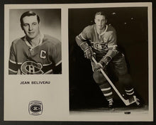 Load image into Gallery viewer, 1960s Jean Beliveau Type 1 Photo Team Issued Vintage Montreal Canadiens NHL LOA
