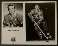 1960s Jean Beliveau Type 1 Photo Team Issued Vintage Montreal Canadiens NHL LOA