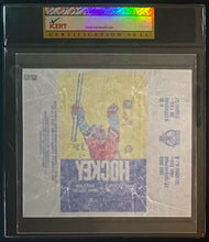 Load image into Gallery viewer, 1985-86 O-Pee-Chee NHL Hockey Card Wax Pack Wrapper OPC Lemieux Rookie Year
