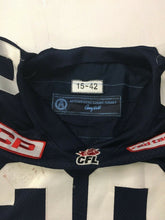 Load image into Gallery viewer, Toronto Argonauts CFL #30 Travis Hawkins Game Used Jersey Football 2015 Season

