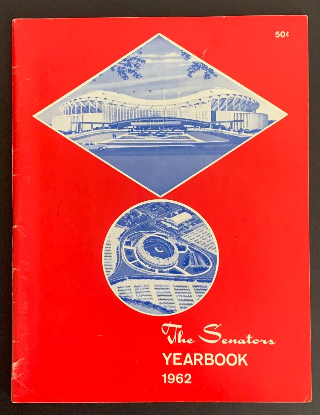 1962 Washington Senators MLB Baseball Yearbook Vintage Year Book