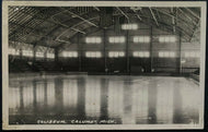 1900's Postcard Calumet Colosseum Michigan Oldest Hockey Rink USA 1913 Vintage