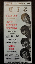 Load image into Gallery viewer, 1966 Beatles Concert Ticket Stub + Mailer U.S.Tour JFK Stadium Philadelphia
