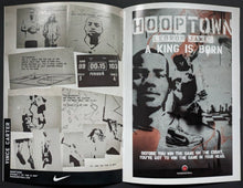 Load image into Gallery viewer, 2004 Nike Promo Hoopstown Heroes Raptors Cavaliers Rookie LeBron Game Program
