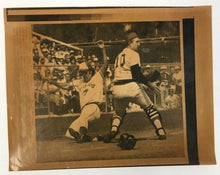 Load image into Gallery viewer, 1977 Toronto Blue Jays Wire Photo Press Picture John Lowenstein Slides Home MLB
