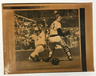 1977 Toronto Blue Jays Wire Photo Press Picture John Lowenstein Slides Home MLB
