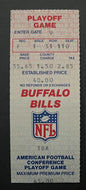 1996 Don Shula's Last Game Ticket + Newspaper Clip Miami Dolphins Buffalo Bills