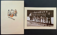 Greeting Card + Vintage Type 1 Photo England Hockey Team Earls Court Rangers