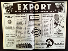 Load image into Gallery viewer, 1964 Maple Leaf Gardens NHL Hockey Program Leafs New York Rangers Jim Pappin VTG
