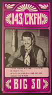 1970 CKFH Radio Survey Record Chart Toronto Music Guess Who CSNY Jackson Five