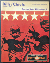 Load image into Gallery viewer, 1969 Kansas City Chiefs vs. Buffalo Bills NFL Football Program Rookie OJ Simpson
