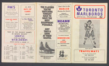 Load image into Gallery viewer, 1973 Maple Leaf Gardens Hockey Program OHA Major Jr A Marlboros vs Red Wings
