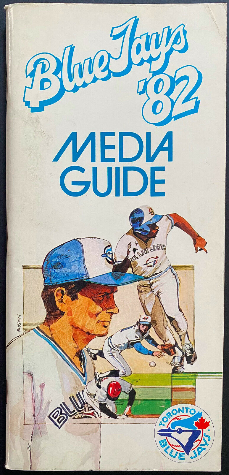 1982 MLB Baseball Toronto Blue Jays Media Guide Exhibition Stadium Vintage