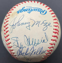 Load image into Gallery viewer, MLB Hall of Famers Signed Baseball Autographed x9 Spahn Musial Snider Mathews +
