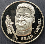 1972 Emlen Tunnell Pro Football Hall Of Fame Medal Franklin Mint 1 Troy Oz NFL
