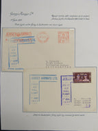 1937 Jersey Airways to Southampton Return First Air Mail Flight Covers (2)