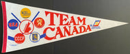 1981 Vintage Team Canada Cup Full Sized Thirty Inch Pennant Original Retro