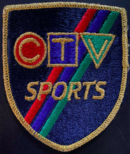 Load image into Gallery viewer, 1980's Canadian Television CTV Sports Patch Vintage Crest

