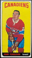 1964-65 Vintage Montreal Canadiens John Ferguson Topps Tallboy NHL Hockey Card