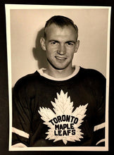 Load image into Gallery viewer, 1958 Toronto Maple Leafs Dave Creighton Turofsky Photo Vintage Hockey NHL
