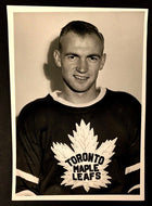 1958 Toronto Maple Leafs Dave Creighton Turofsky Photo Vintage Hockey NHL