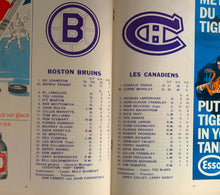 Load image into Gallery viewer, 1966 Montreal Forum NHL Hockey Program Canadiens vs Boston Bruins Bob Rousseau
