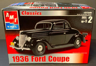 AMT ERTL 1936 Ford Coupe Scale 1:25 Model Car Kit Vintage Automobile