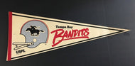 1982 Tampa Bay Bandits USFL Football Pennant Vintage 30