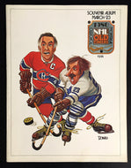 1980 Maple Leaf Gardens Oldtimers Maple Leafs vs Montreal Canadiens VTG Program