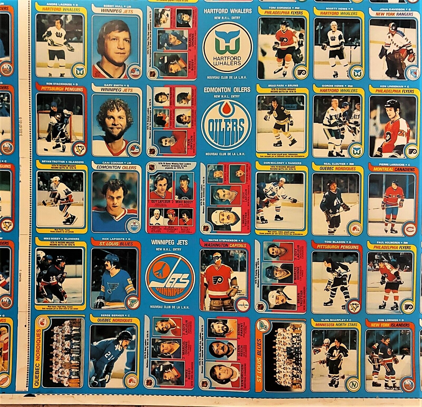 1979-80 OPC NHL Hockey Cards Uncut Sheet Blank Back Wayne Gretzky Rook –  Glory Days Collectibles