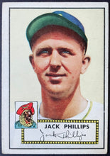 Load image into Gallery viewer, 1952 Topps Baseball Jack Phillips #240 Pittsburgh Pirates MLB Card Vintage
