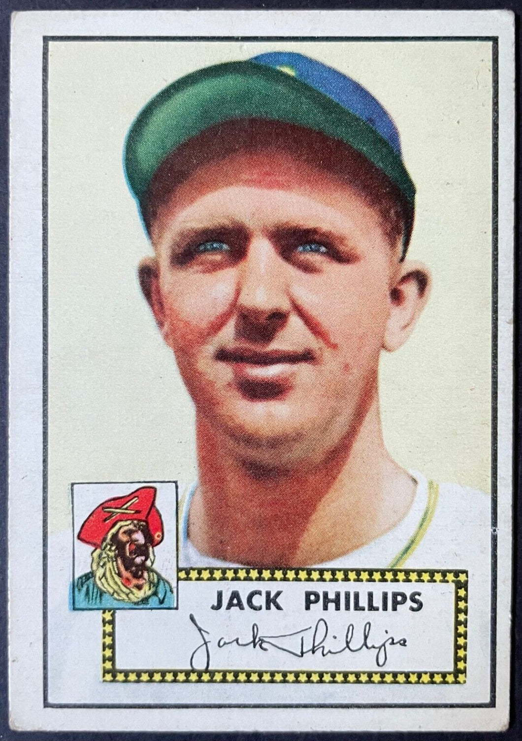1952 Topps Baseball Jack Phillips #240 Pittsburgh Pirates MLB Card Vintage