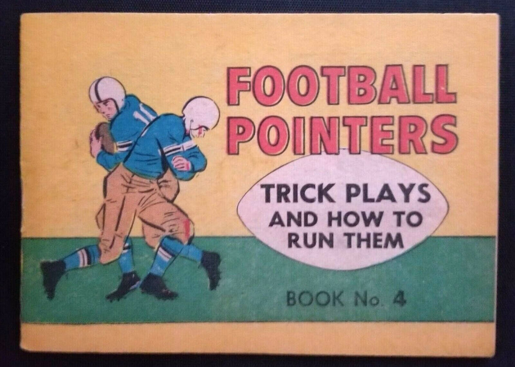 1966 American Football Pointers Trick Plays How To Run Them Book Vintage Sports