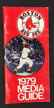 Load image into Gallery viewer, 1979 Boston Red Sox Baseball Media Guide With Season Schedule On Back Vintage
