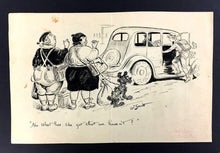 Load image into Gallery viewer, J H Smith Cartoonist 1929 Original Art What Does She Got That We Haven&#39;t Comic

