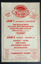 Load image into Gallery viewer, 1979 Original Chicago Jam 1 + 2 Concert Poster Many Great Bands Rush Blondie +
